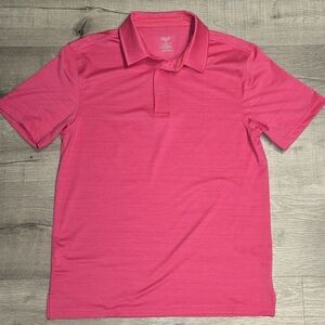 Vibrant Pink Men's Polo Shirt